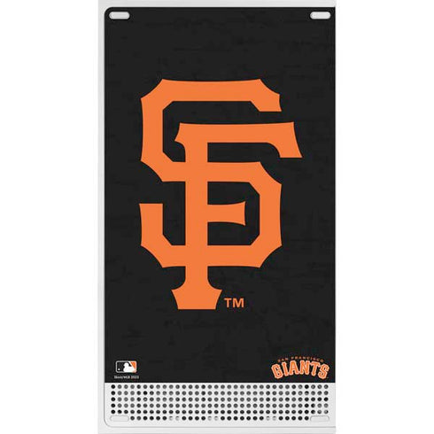 MLB San Francisco Giants - Solid Distressed Xbox Series S Console Skin